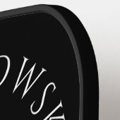 Raquette De Pickleball Caduceus | Cadeau pour médecins, infirmière, Médic (Détail gauche)