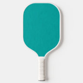 Raquette De Pickleball Calme & simple Fond texturé turquoise (Recto)