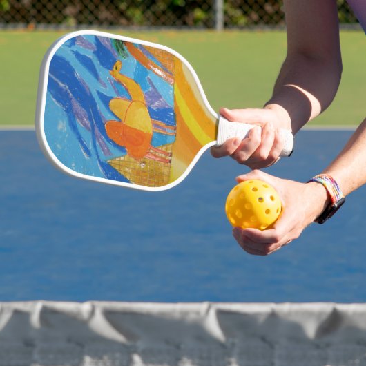 Raquette De Pickleball Camel aux Pyramides (Insitu)