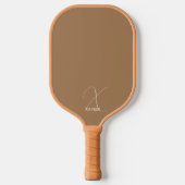 Raquette De Pickleball Camel Brown Monogramme (Recto)