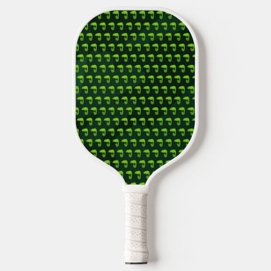 Raquette De Pickleball Caméléon vert mignon (Recto)