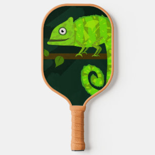 Raquette De Pickleball Caméléon vert mignon