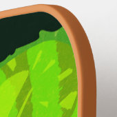 Raquette De Pickleball Caméléon vert mignon (Détail gauche)