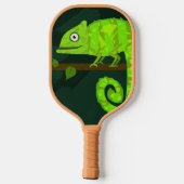Raquette De Pickleball Caméléon vert mignon (Verso)