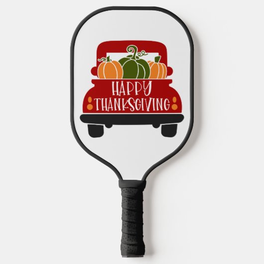 Raquette De Pickleball Camion de Thanksgiving (Recto)
