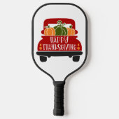 Raquette De Pickleball Camion de Thanksgiving (Verso)