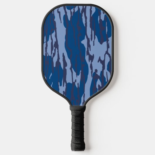 Raquette De Pickleball Camo bleu Motif militaire Camouflage bleu (Recto)