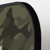 Raquette De Pickleball Camo Personnalisé Né pour Servir (Détail gauche)