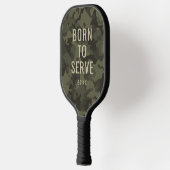 Raquette De Pickleball Camo Personnalisé Né pour Servir (Gauche)