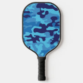Raquette De Pickleball Camouflage bleu (Recto)