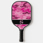 Raquette De Pickleball Camouflage Camouflage Camouflage Rose (Verso)
