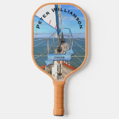 Raquette De Pickleball Capitaine de navigation de San Francisco 0869 (Verso)