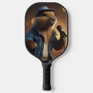 Raquette De Pickleball "Capybara Cowboy : Serenading the Wild West"