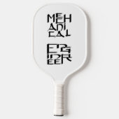 Raquette De Pickleball Caractère mécanicien (Verso)