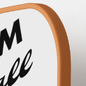 Raquette De Pickleball CARBONE personnalisé PICKLEBALL PADDLE (Détail gauche)