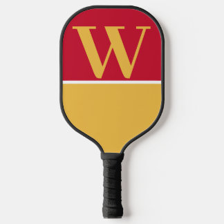 Raquette De Pickleball Cardinal & Gold College Monogram Pickleball Paddle