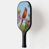 Raquette De Pickleball Cardinal sur une branche de Redbud (Gauche)