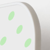 Raquette De Pickleball Caricature de cerises rouges à sauter mûr (Détail gauche)