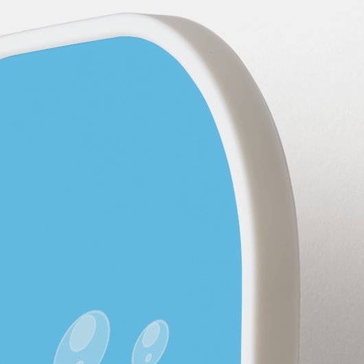 Raquette De Pickleball Caricature de chaux de citron joyeux (Détail gauche)