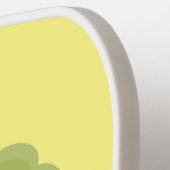 Raquette De Pickleball Caricature de chérimoya à la crème anglaise (Détail gauche)