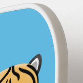 Raquette De Pickleball Caricature de petit tigre joyeux (Détail gauche)