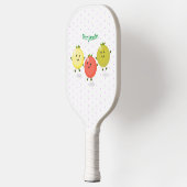 Raquette De Pickleball Caricature de tomates cerises mûres (Gauche)