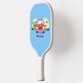 Raquette De Pickleball Caricature de voitures Cute kawaii (Gauche)
