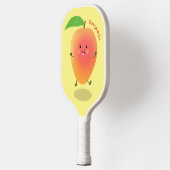 Raquette De Pickleball Caricature jaune mangue mignonne (Gauche)