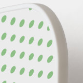 Raquette De Pickleball Caricature vert oignon brun joli (Détail gauche)