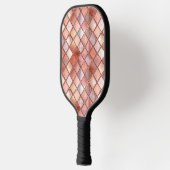 Raquette De Pickleball Carreaux en or Rose chic (Gauche)