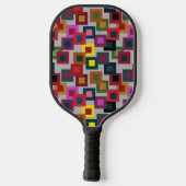 Raquette De Pickleball Carrés sombres sur la lumière (Verso)