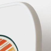 Raquette De Pickleball Carte de voyage de l'état d'Alaska (Détail gauche)