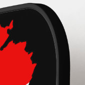 Raquette De Pickleball Carte du Liban avec drapeau (Détail gauche)