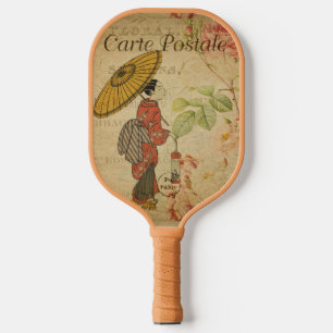 Raquette De Pickleball Carte Paddle Postale Pickleball