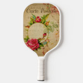 Raquette de Pickleball Carte Postale (Verso)
