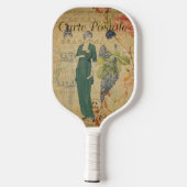 Raquette de Pickleball Carte Postale (Verso)