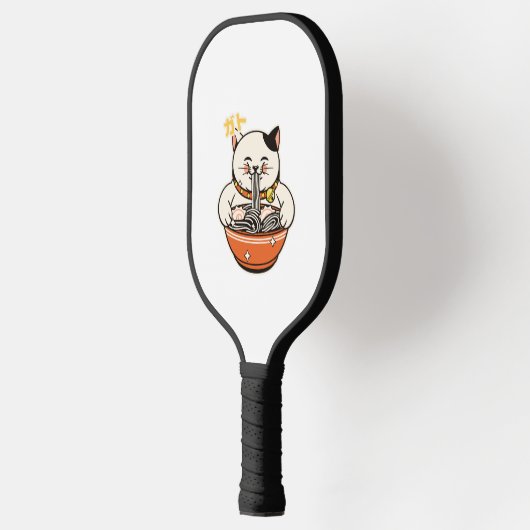 Raquette De Pickleball Cat Ramen Kawaii Design (Gauche)
