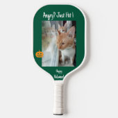 Raquette De Pickleball Cats , Text Halloween, Photo, Customize (Verso)