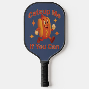 Raquette De Pickleball Catsume-moi si tu peux drôle Hot Dog - Ketchup Pun