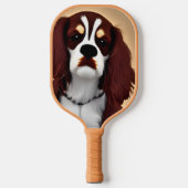 Raquette De Pickleball cavalier roi charles spaniel AI1 (Recto)