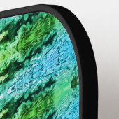 Raquette De Pickleball Cement de noeud x GL Ikat (Détail gauche)