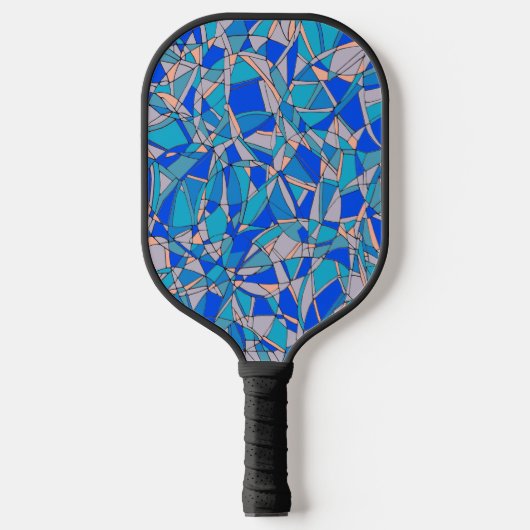 Raquette De Pickleball Cercles Abstraits (Recto)