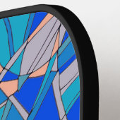 Raquette De Pickleball Cercles Abstraits (Détail gauche)