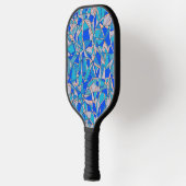 Raquette De Pickleball Cercles Abstraits (Gauche)