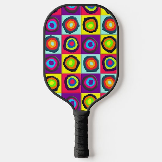 Raquette De Pickleball cercles motif (Recto)