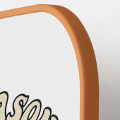 Raquette De Pickleball C'Est La Saison. Drôle Pickleball dire Noël (Détail gauche)