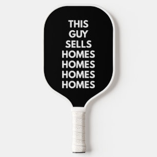 Raquette De Pickleball Cet Homme Vend des Maisons Maisons Maisons Personn