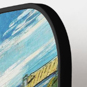 Raquette De Pickleball Champ de blé vert Vincent van Gogh (Détail gauche)