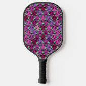 Raquette De Pickleball Champ de tulipe pourpre (Verso)
