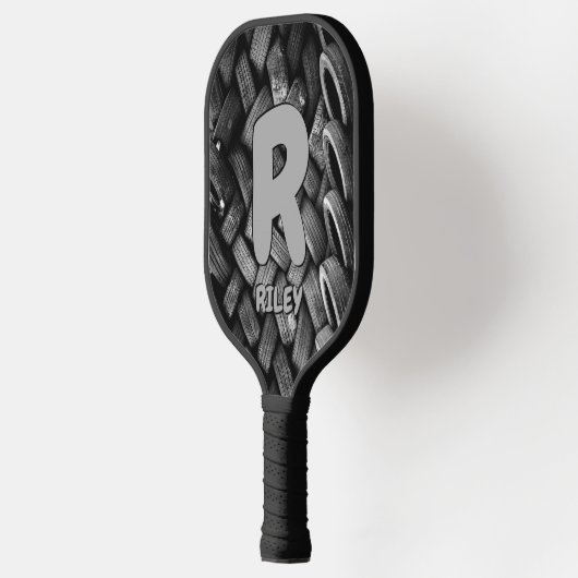 Raquette De Pickleball Changer Initial, Ajouter Nom, Ancien Pneus (Gauche)